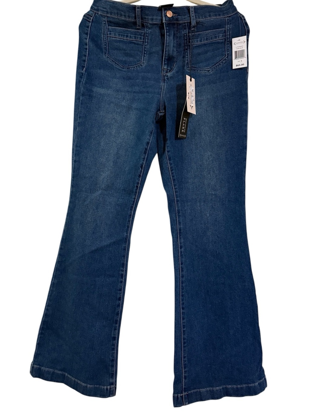 Nanette Lepore Dark Blue Flare Jeans